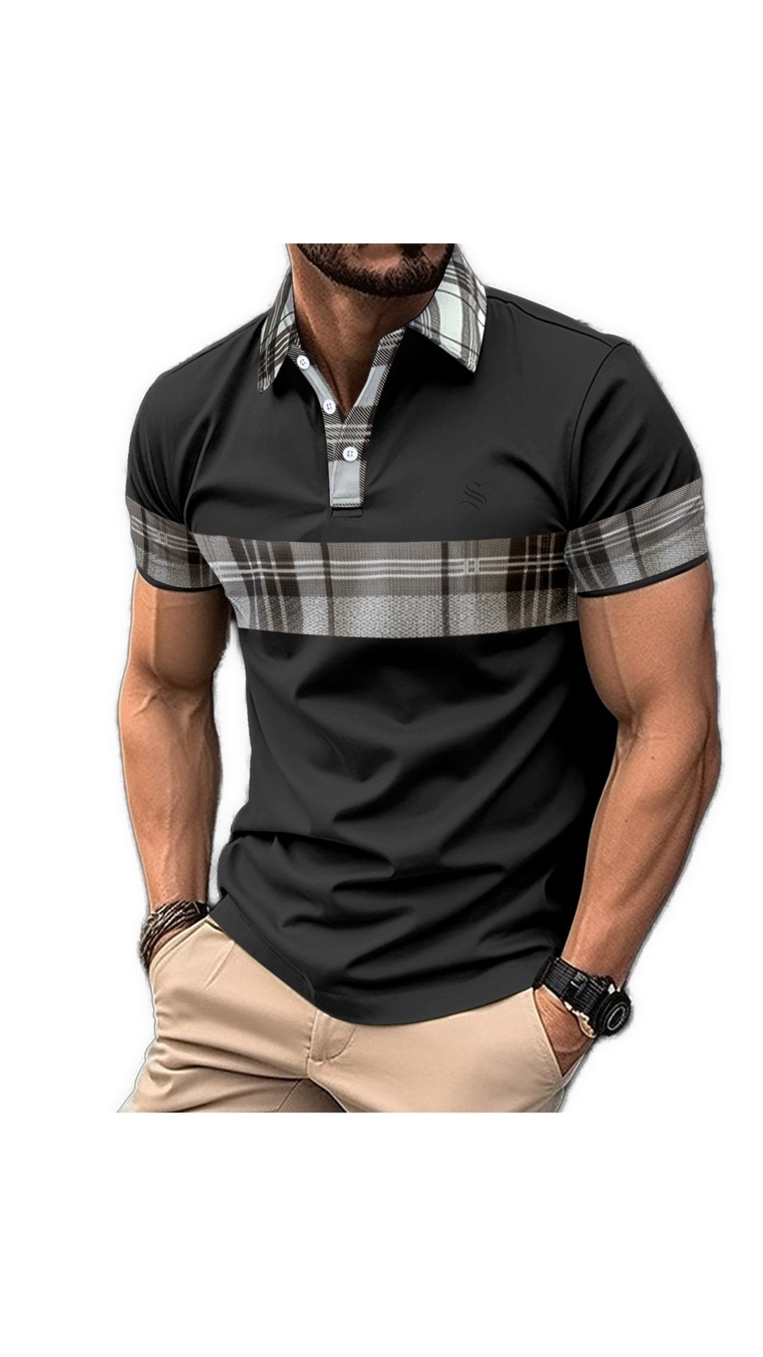 Hololive 2 - Polo Shirt for Men - Sarman Fashion - Wholesale Clothing Fashion Brand for Men from Canada