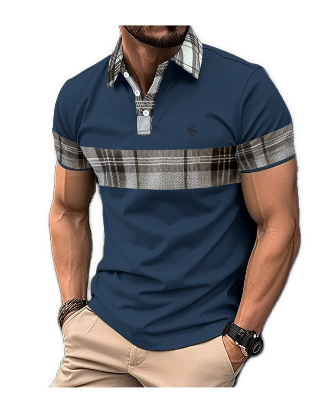 Hololive 2 - Polo Shirt for Men - Sarman Fashion - Wholesale Clothing Fashion Brand for Men from Canada