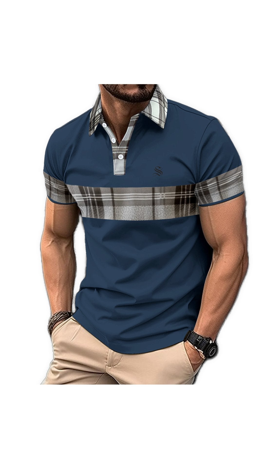 Hololive 2 - Polo Shirt for Men - Sarman Fashion - Wholesale Clothing Fashion Brand for Men from Canada