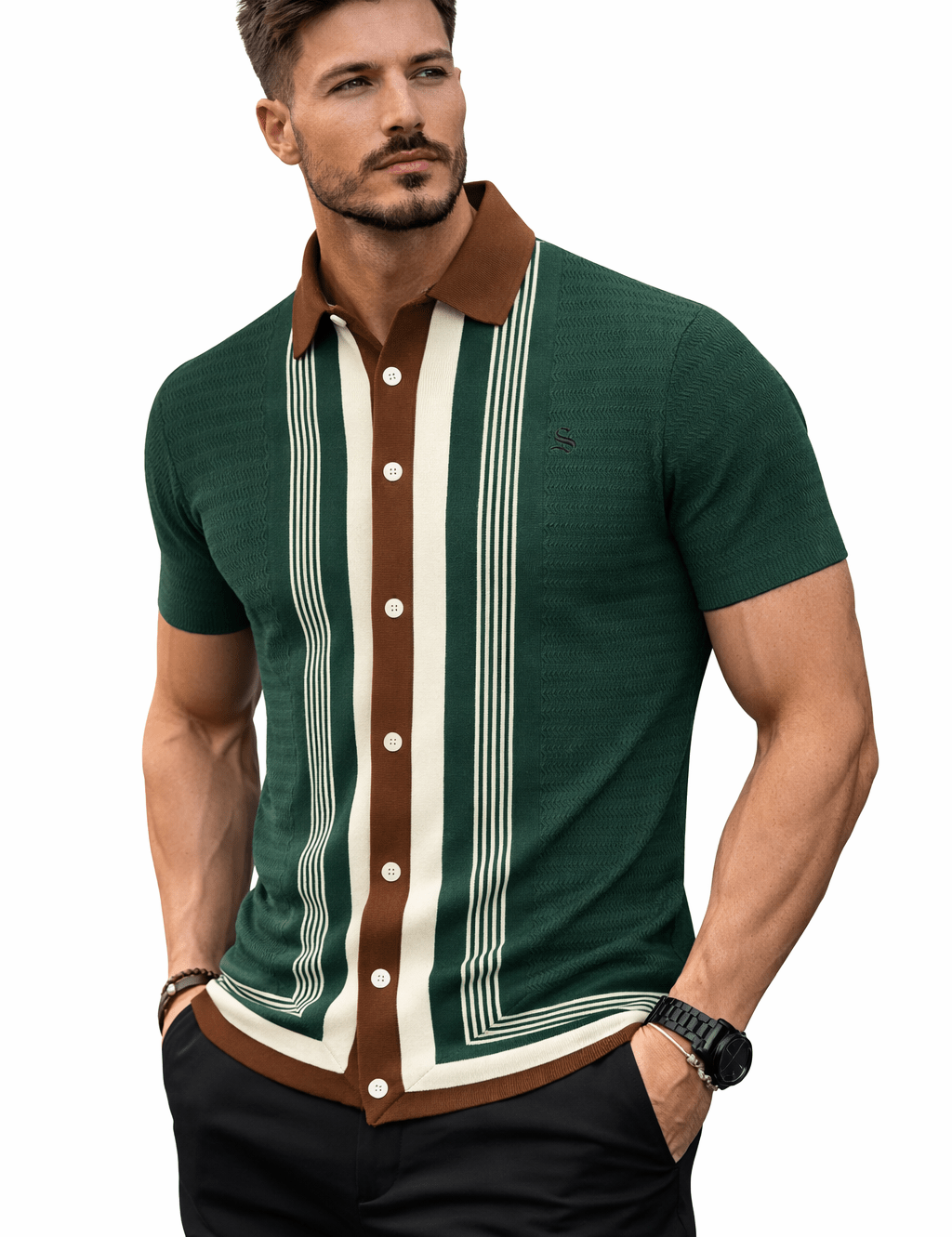 Hololive 3 - Polo Shirt for Men - Sarman Fashion - Wholesale Clothing Fashion Brand for Men from Canada