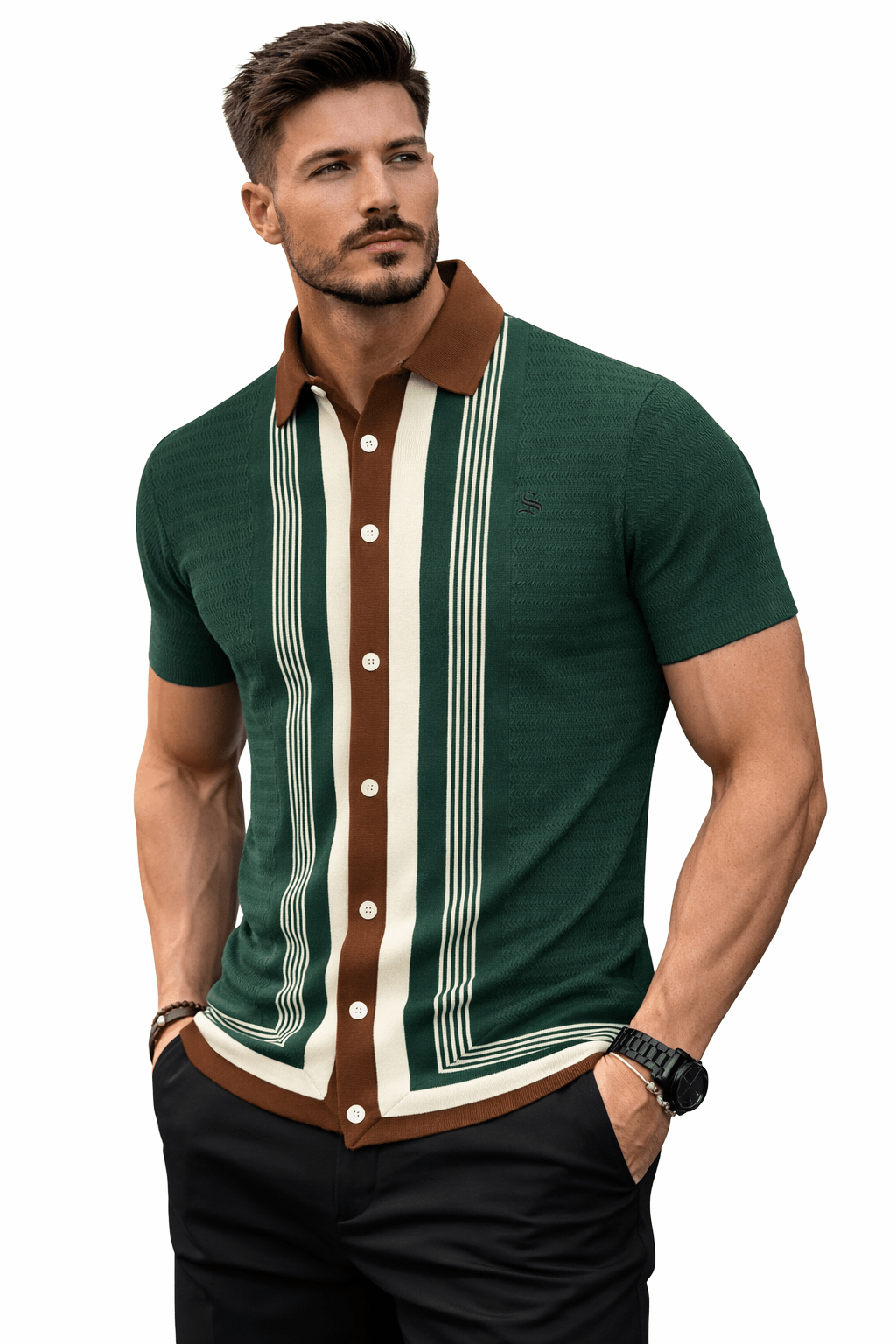 Hololive 3 - Polo Shirt for Men - Sarman Fashion - Wholesale Clothing Fashion Brand for Men from Canada