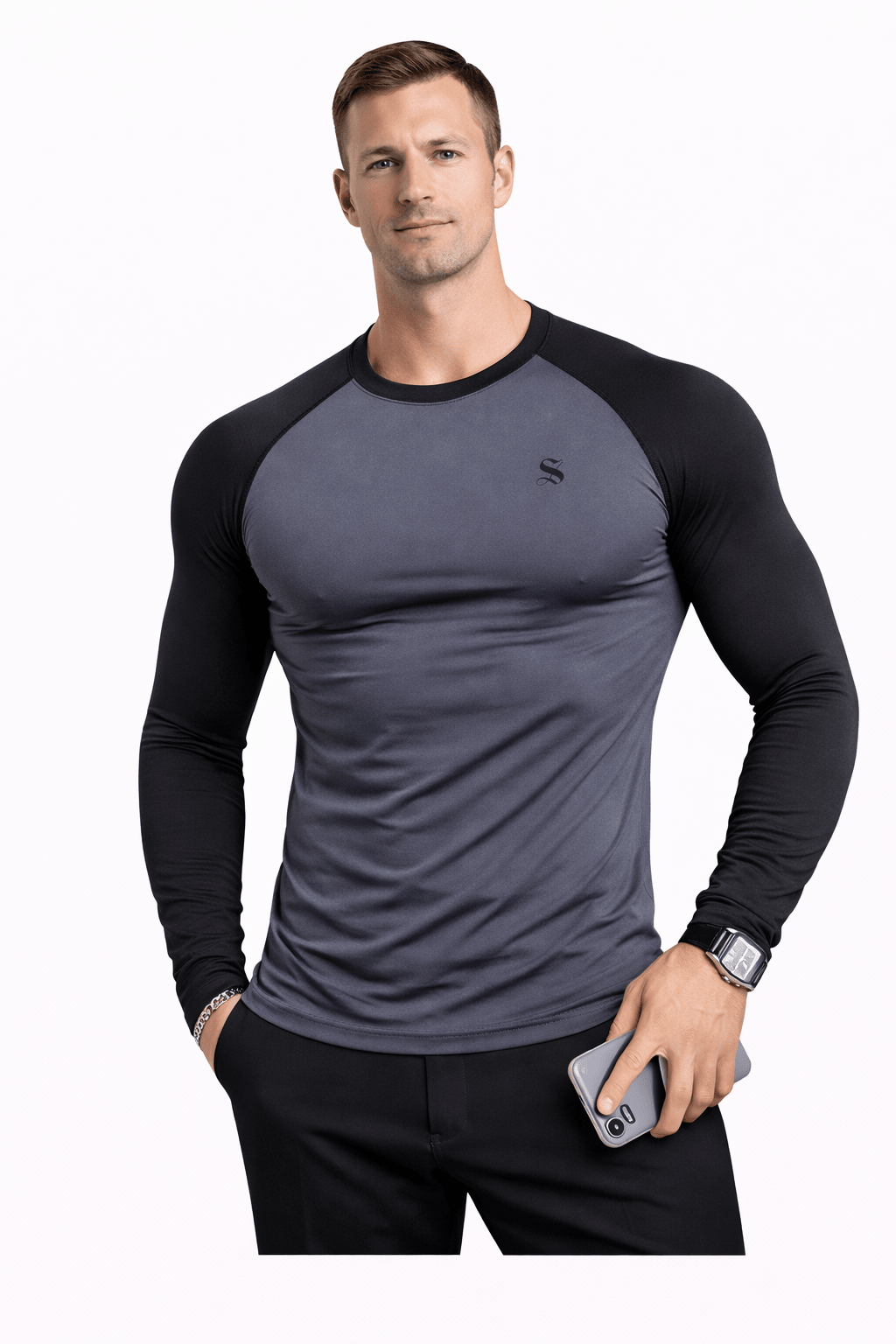 Holuma 7 - Long Sleeve Shirt for Men - Sarman Fashion - Wholesale Clothing Fashion Brand for Men from Canada