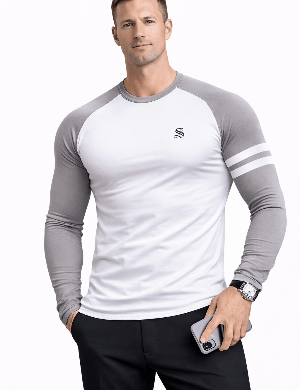 Holuma - Long Sleeve Shirt for Men - Sarman Fashion - Wholesale Clothing Fashion Brand for Men from Canada
