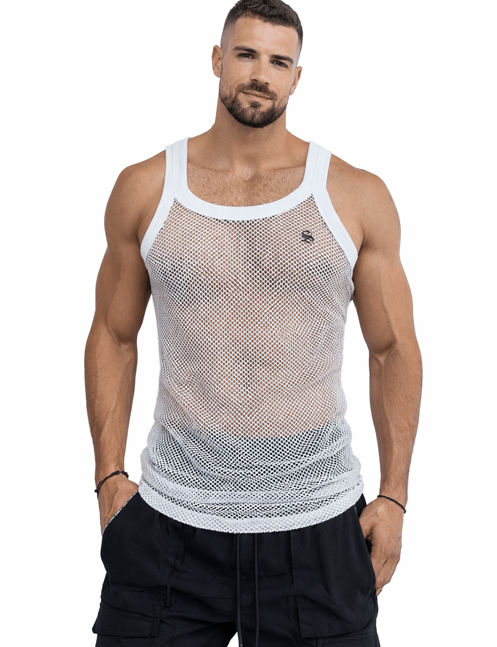Holuza 3 - Tank Top for Men - Sarman Fashion - Wholesale Clothing Fashion Brand for Men from Canada