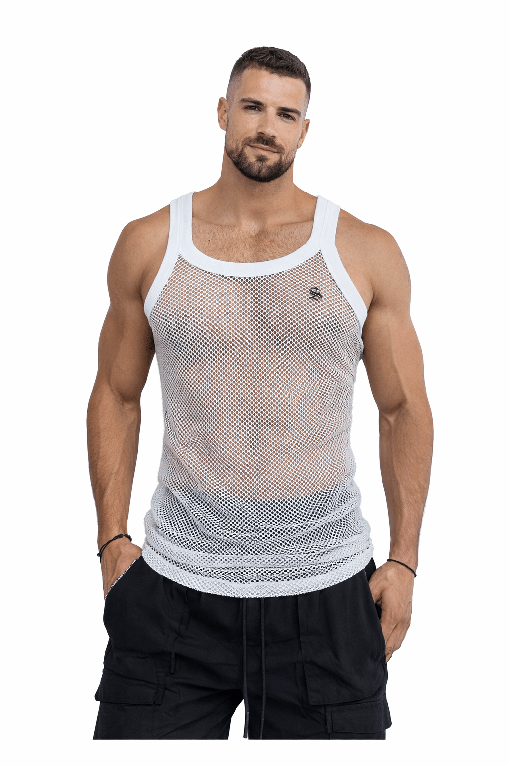Holuza 3 - Tank Top for Men - Sarman Fashion - Wholesale Clothing Fashion Brand for Men from Canada