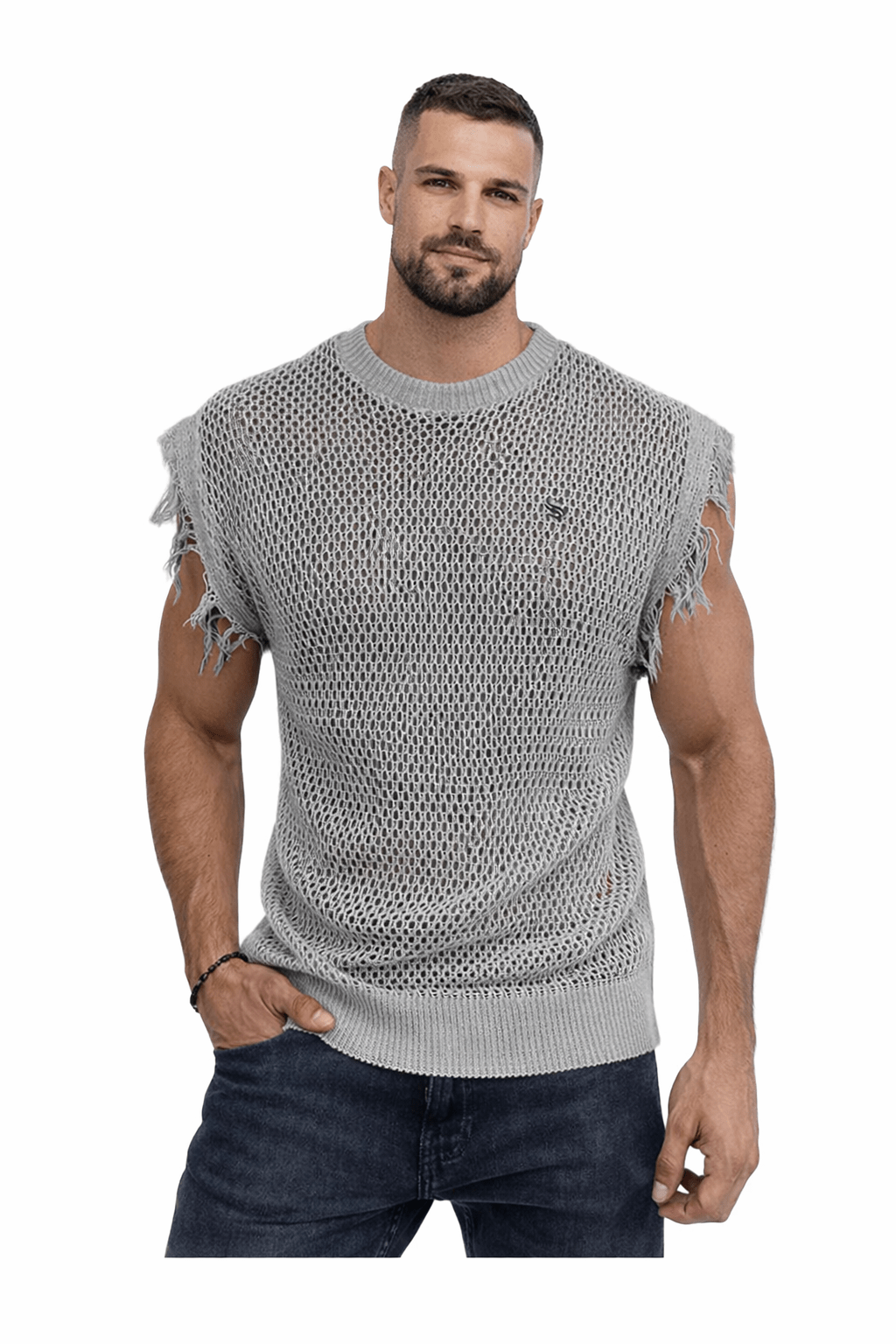 Holuza 4 - Tank Top for Men - Sarman Fashion - Wholesale Clothing Fashion Brand for Men from Canada