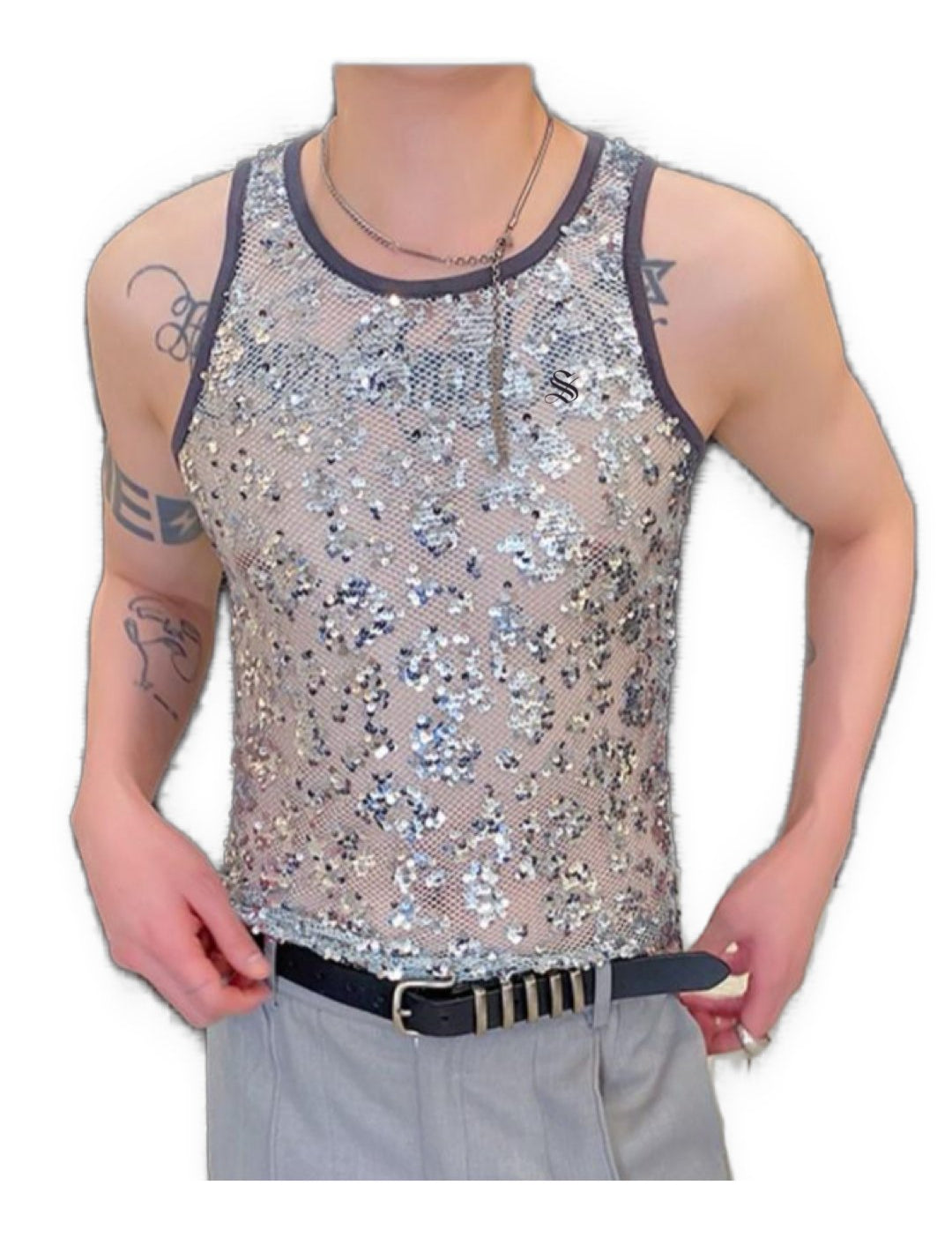 Holuza 76 - Tank Top for Men - Sarman Fashion - Wholesale Clothing Fashion Brand for Men from Canada