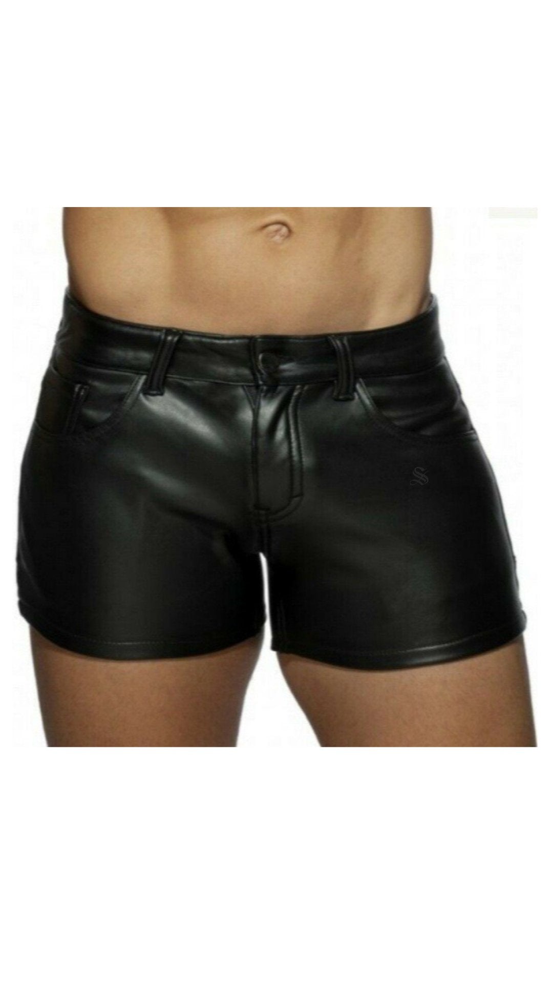 Horse Warrior 33 - Black Shorts for Men - Sarman Fashion - Wholesale Clothing Fashion Brand for Men from Canada