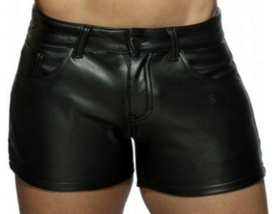 Horse Warrior 33 - Black Shorts for Men - Sarman Fashion - Wholesale Clothing Fashion Brand for Men from Canada