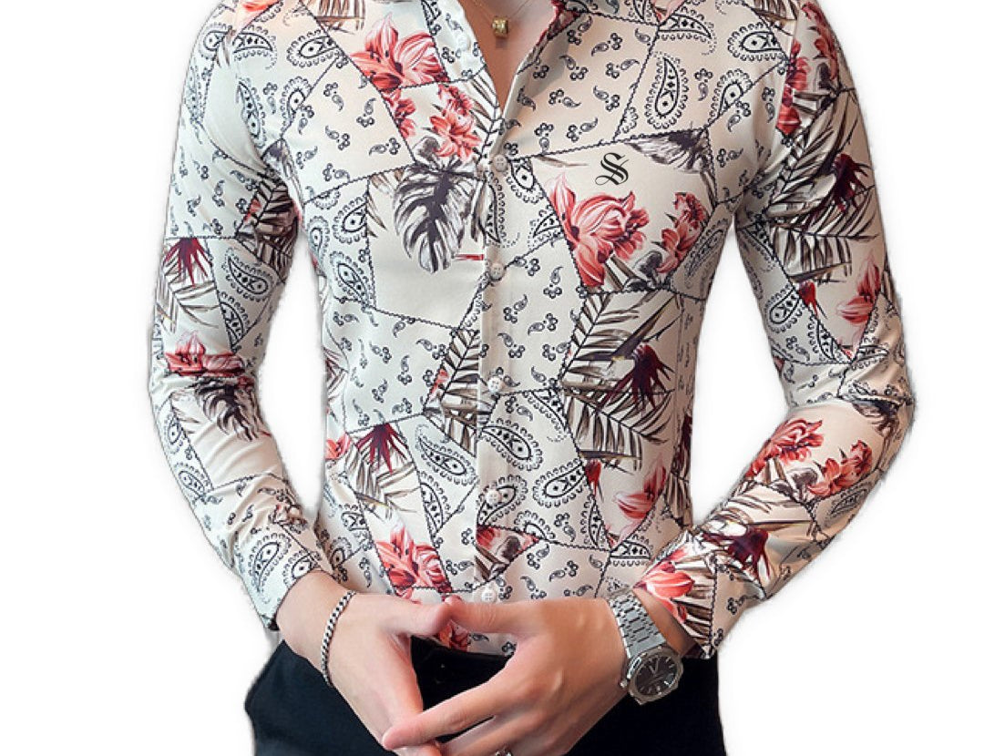 Hudimi - Long Sleeves Shirt for Men - Sarman Fashion - Wholesale Clothing Fashion Brand for Men from Canada