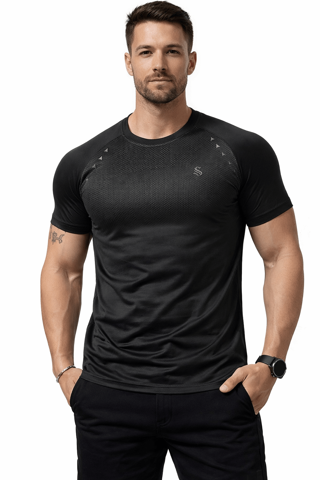Hufuja - T-Shirt for Men - Sarman Fashion - Wholesale Clothing Fashion Brand for Men from Canada