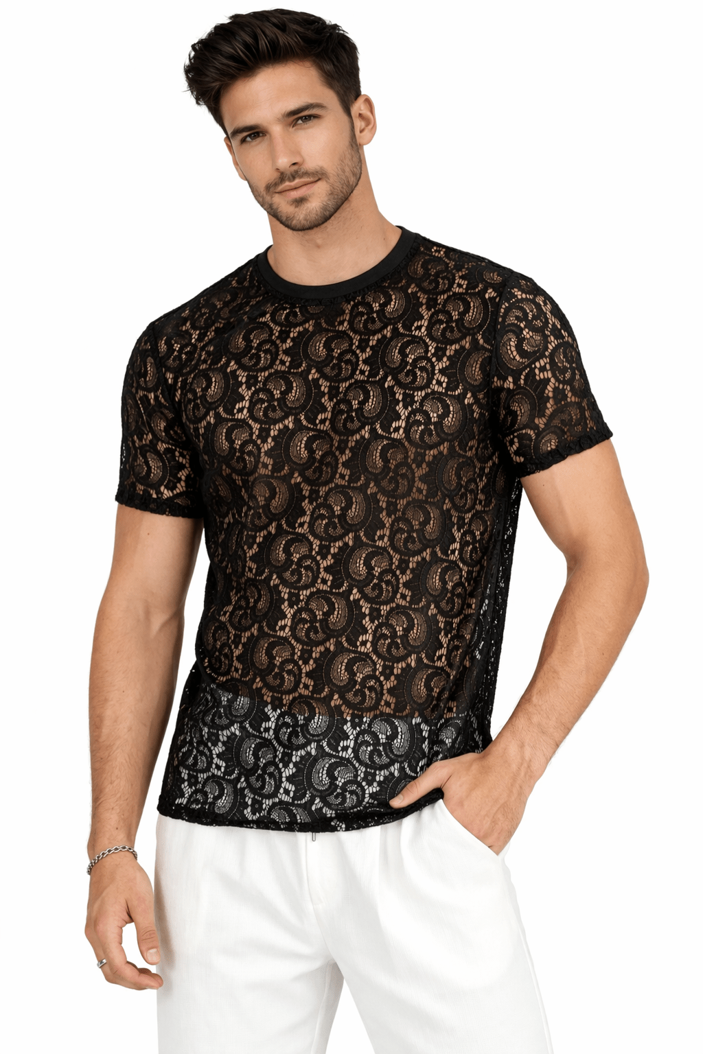 Hujer 22 - T-Shirt for Men - Sarman Fashion - Wholesale Clothing Fashion Brand for Men from Canada
