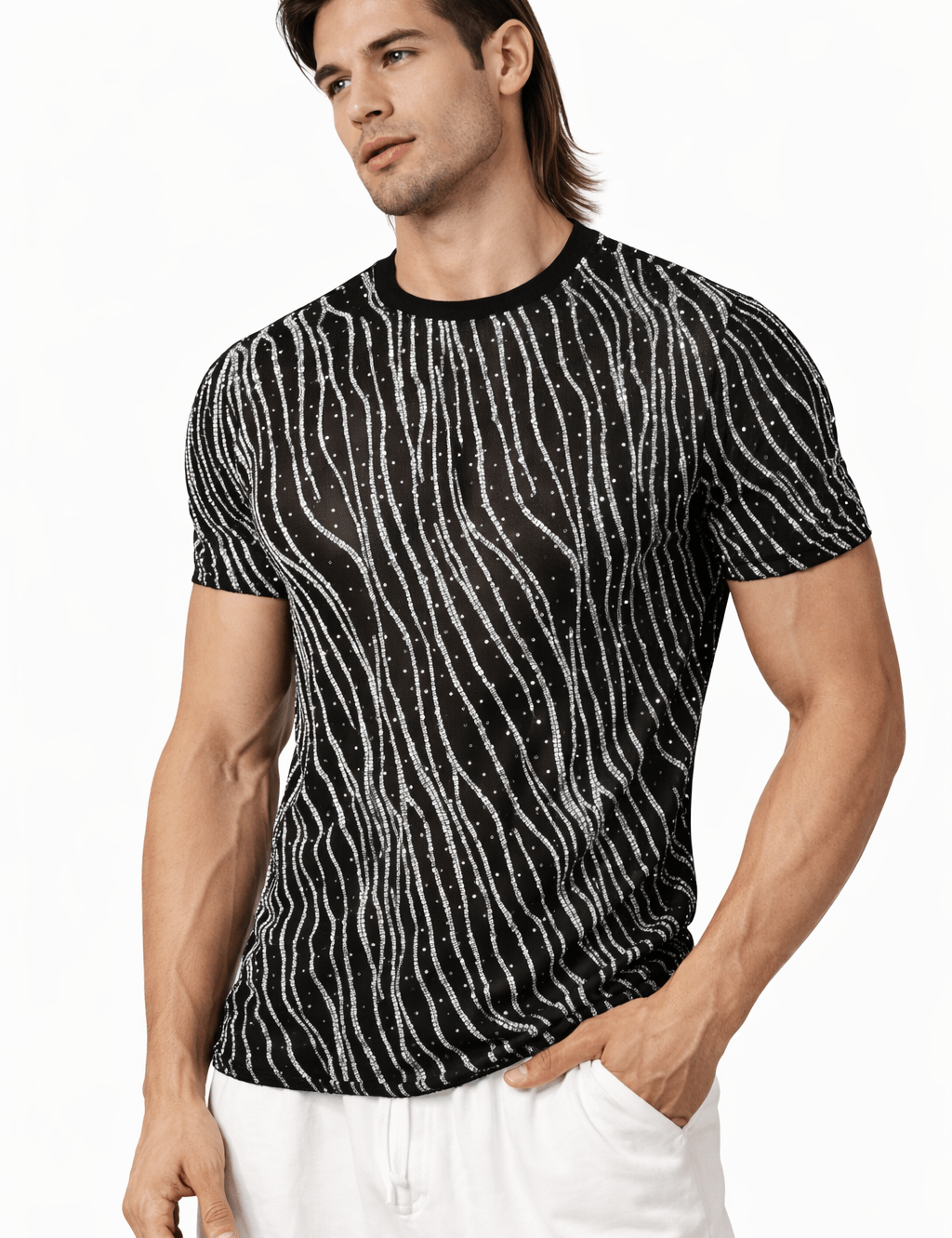 Hujer 23 - T-Shirt for Men - Sarman Fashion - Wholesale Clothing Fashion Brand for Men from Canada
