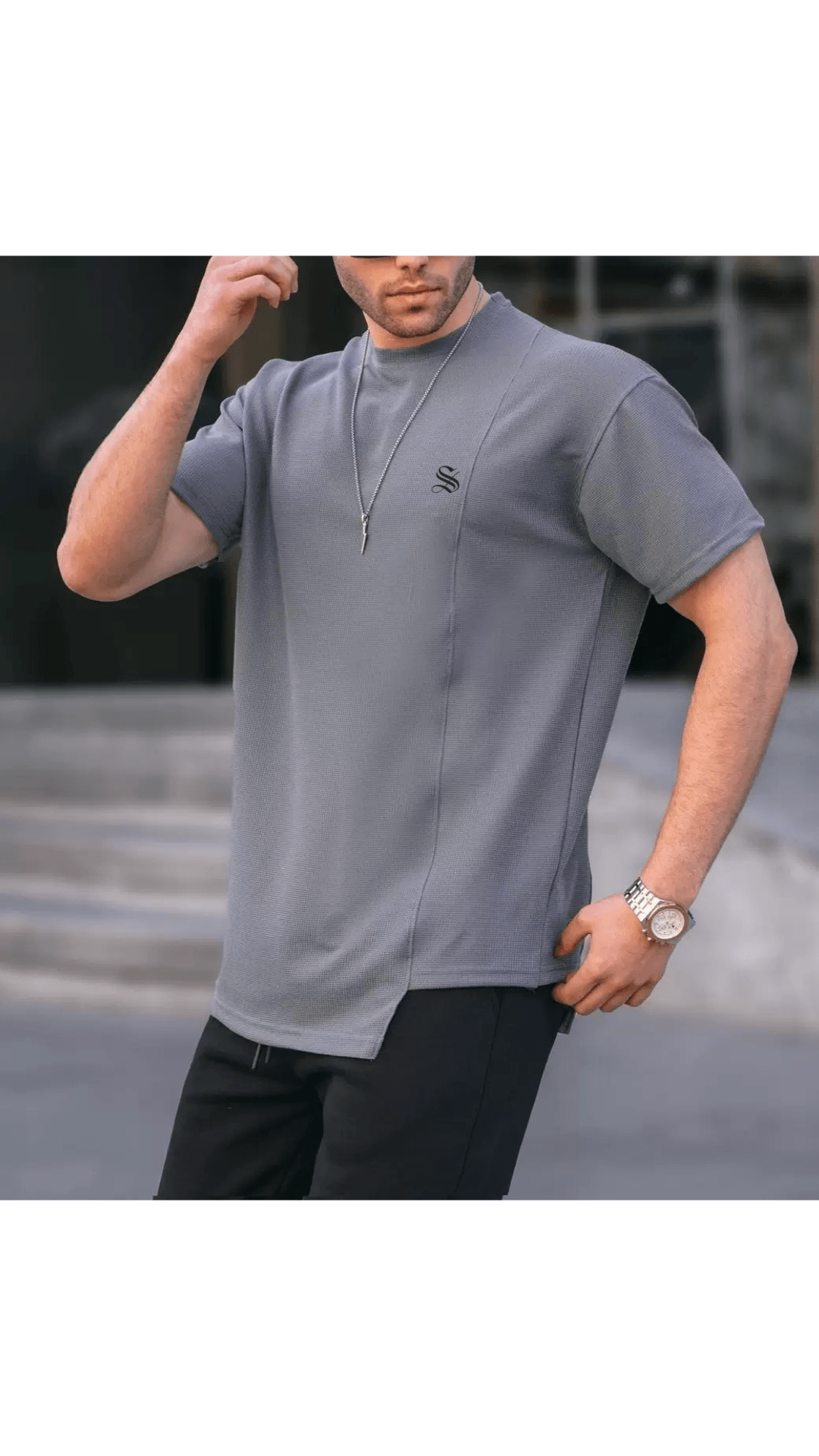 Hujer 271 - T-Shirt for Men - Sarman Fashion - Wholesale Clothing Fashion Brand for Men from Canada