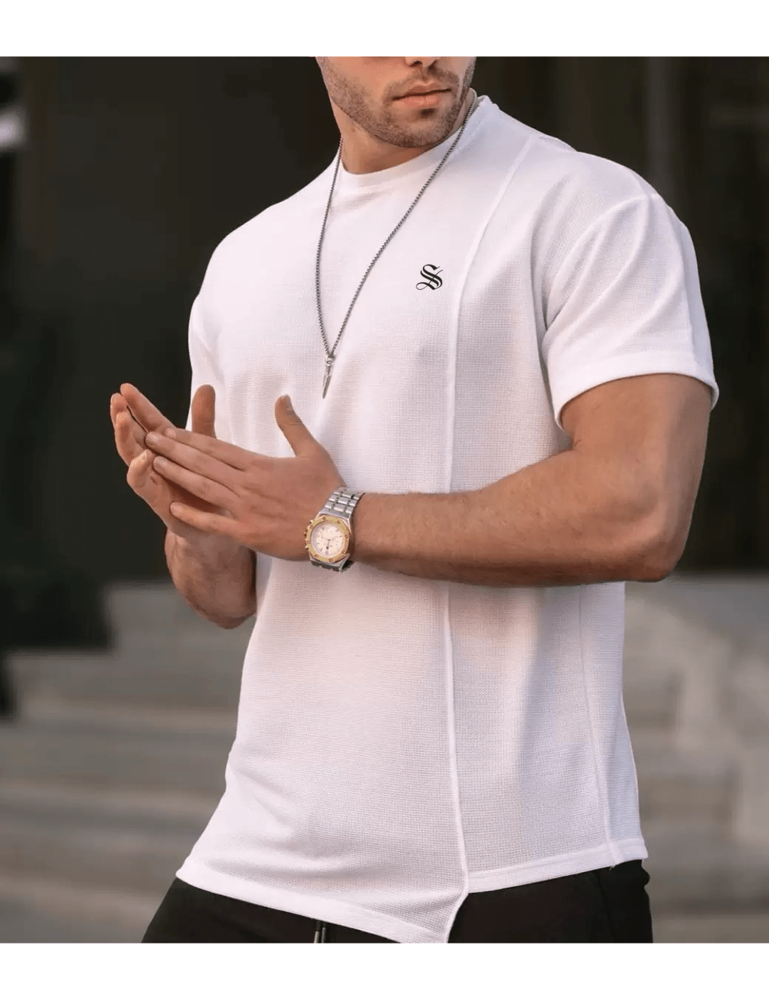 Hujer 271 - T-Shirt for Men - Sarman Fashion - Wholesale Clothing Fashion Brand for Men from Canada