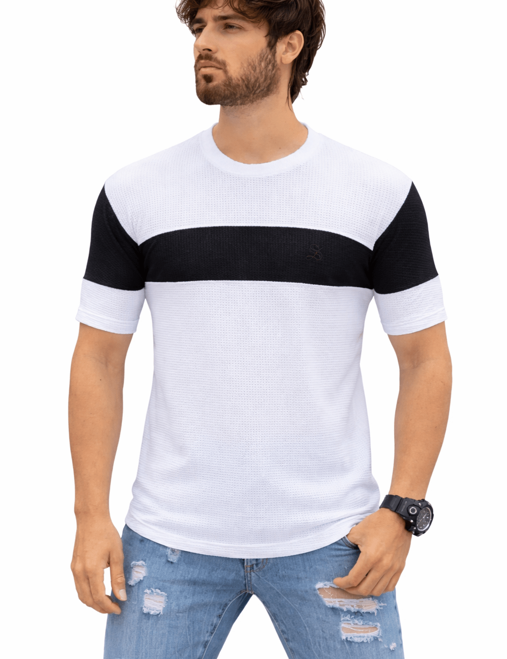 Hujer 272 - T-Shirt for Men - Sarman Fashion - Wholesale Clothing Fashion Brand for Men from Canada
