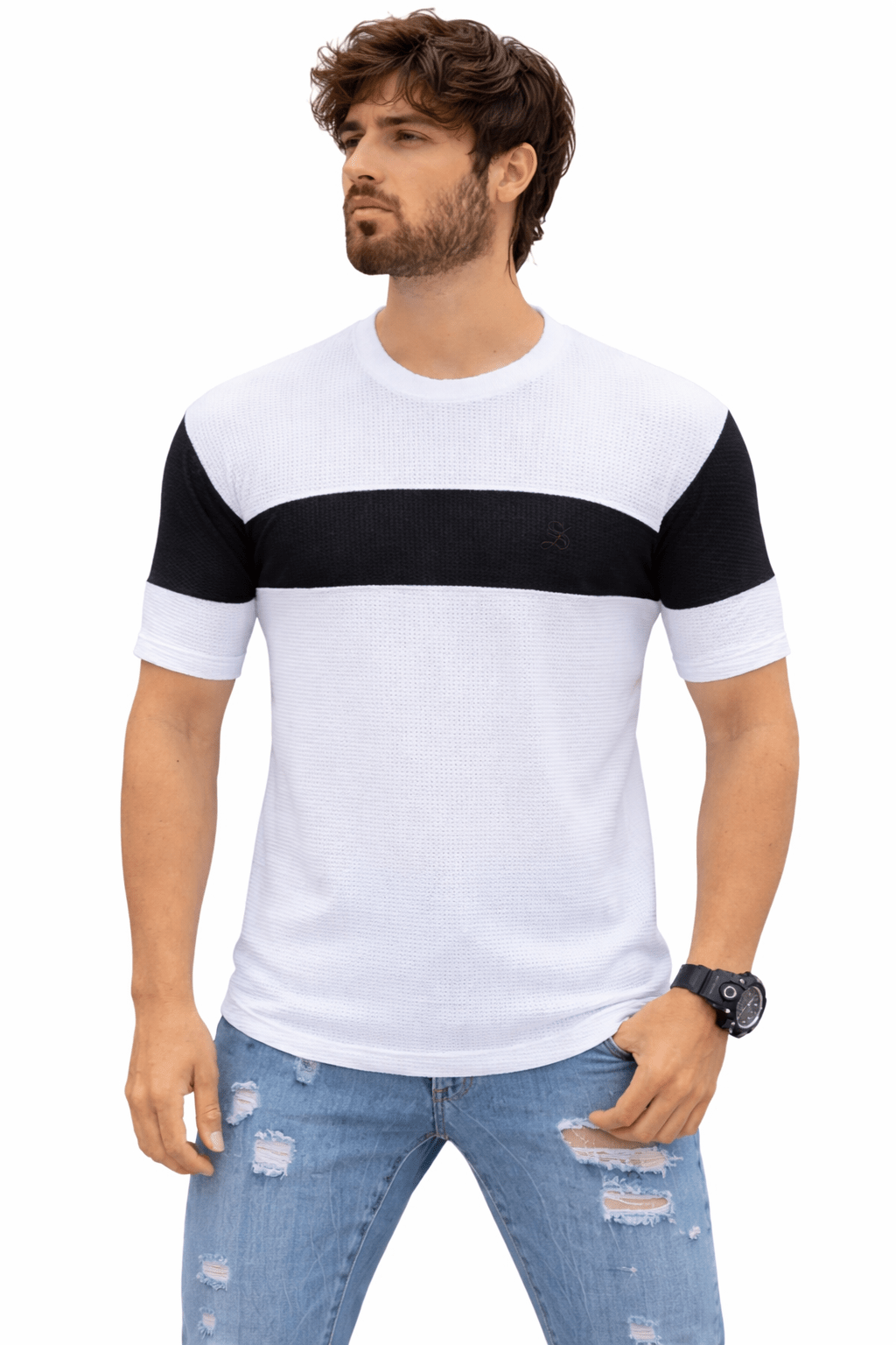 Hujer 272 - T-Shirt for Men - Sarman Fashion - Wholesale Clothing Fashion Brand for Men from Canada