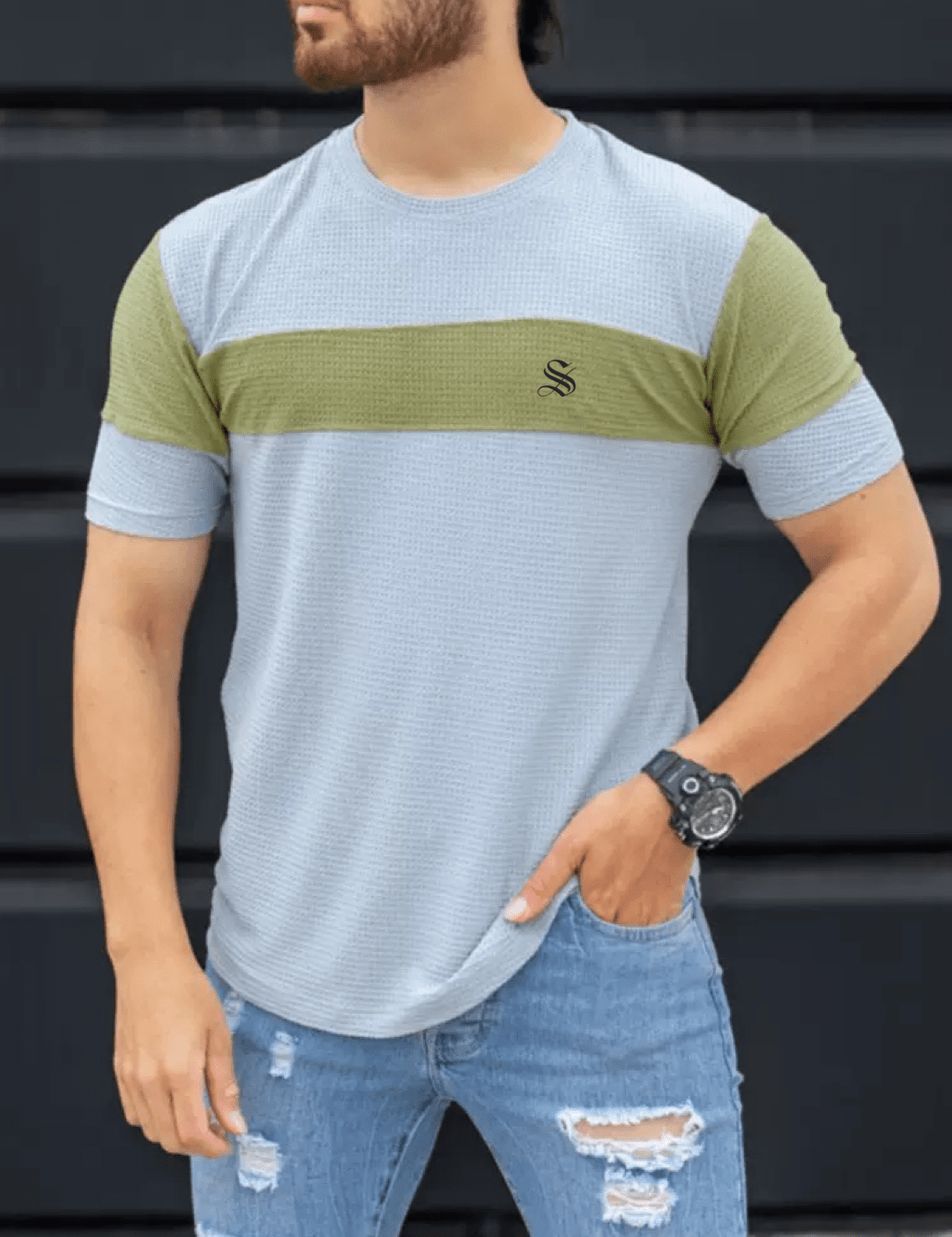 Hujer 272 - T-Shirt for Men - Sarman Fashion - Wholesale Clothing Fashion Brand for Men from Canada