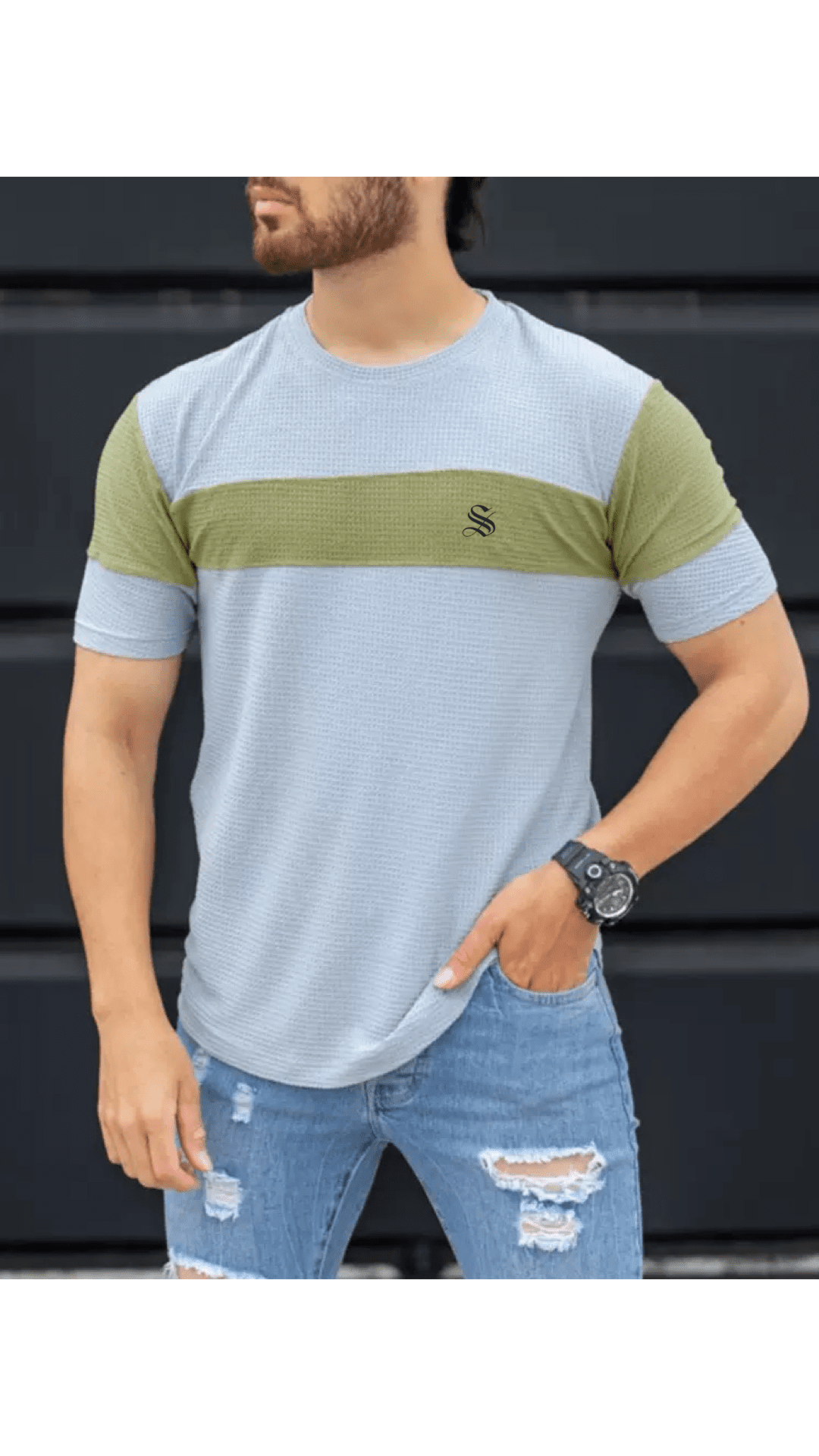 Hujer 272 - T-Shirt for Men - Sarman Fashion - Wholesale Clothing Fashion Brand for Men from Canada