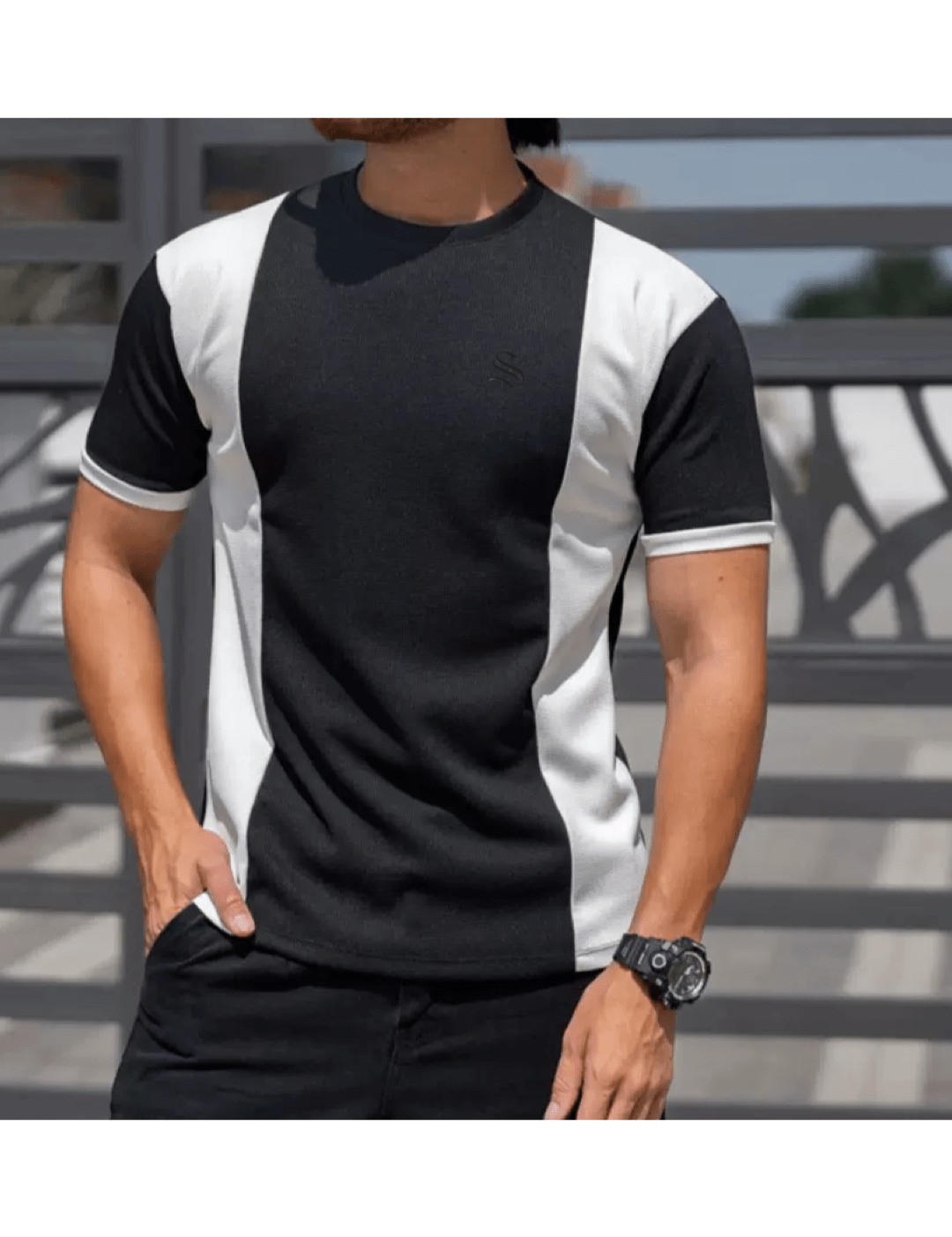 Hujer 273 - T-Shirt for Men - Sarman Fashion - Wholesale Clothing Fashion Brand for Men from Canada