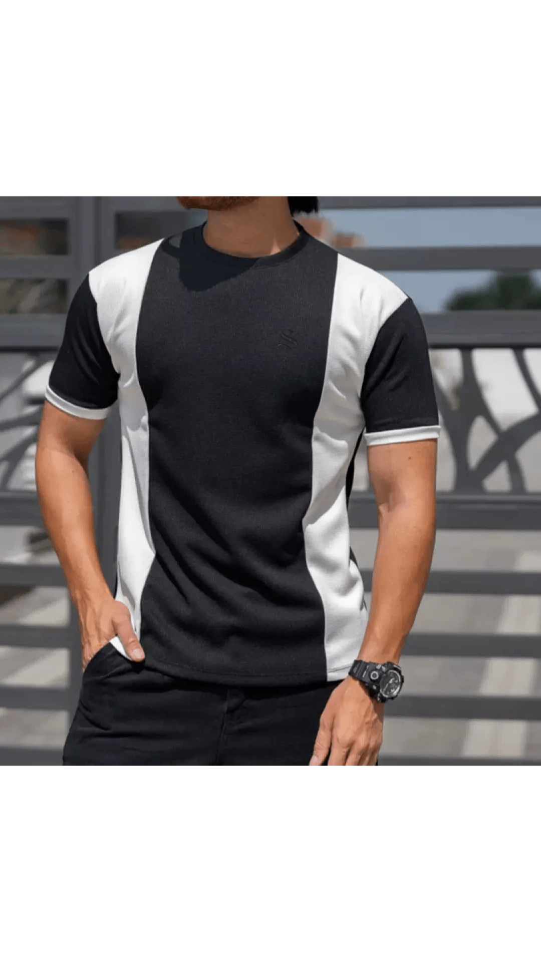 Hujer 273 - T-Shirt for Men - Sarman Fashion - Wholesale Clothing Fashion Brand for Men from Canada