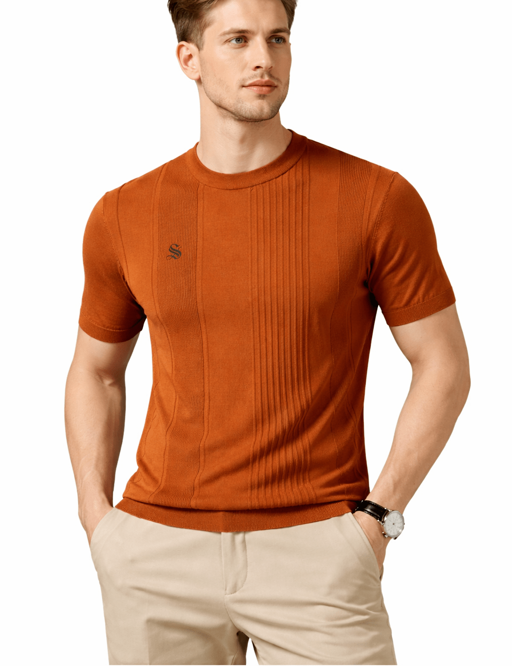 HUTY 2 - T-Shirt for Men - Sarman Fashion - Wholesale Clothing Fashion Brand for Men from Canada