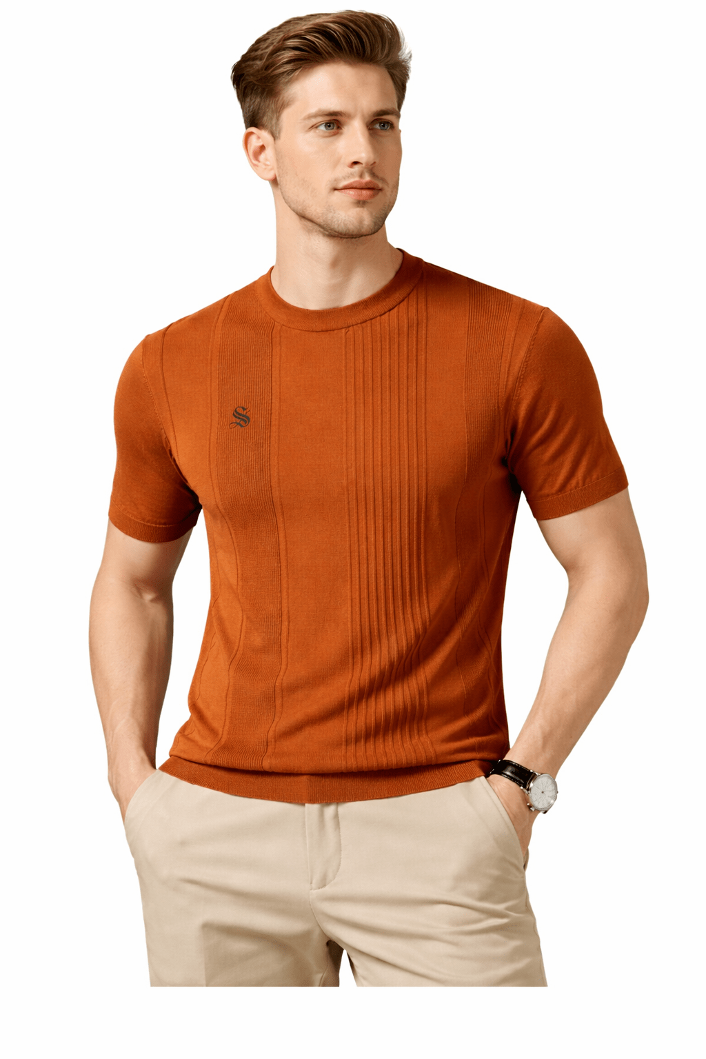 HUTY 2 - T-Shirt for Men - Sarman Fashion - Wholesale Clothing Fashion Brand for Men from Canada