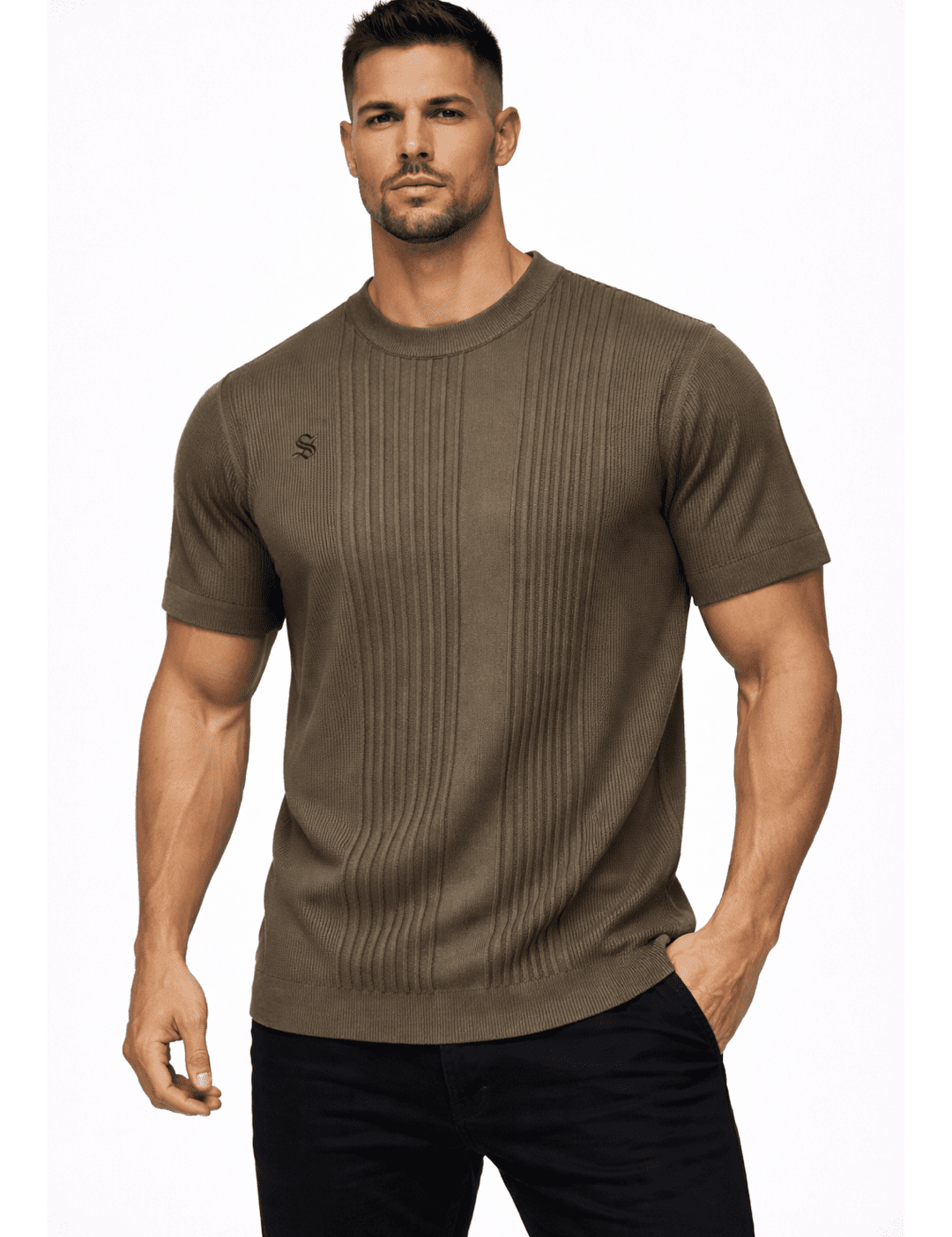 HUTY - T-Shirt for Men - Sarman Fashion - Wholesale Clothing Fashion Brand for Men from Canada