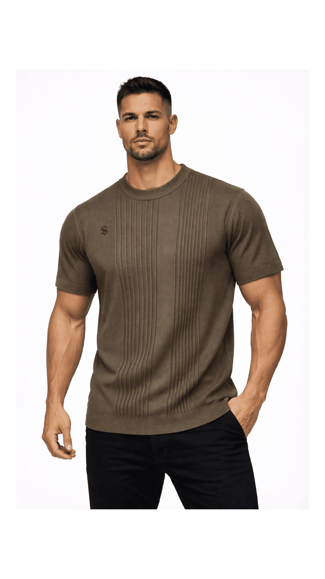 HUTY - T-Shirt for Men - Sarman Fashion - Wholesale Clothing Fashion Brand for Men from Canada