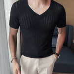 HV 2 - V - Neck T-Shirt for Men - Sarman Fashion - Wholesale Clothing Fashion Brand for Men from Canada