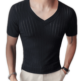 HV 2 - V - Neck T-Shirt for Men - Sarman Fashion - Wholesale Clothing Fashion Brand for Men from Canada