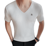 HV 3 - V - Neck T-Shirt for Men - Sarman Fashion - Wholesale Clothing Fashion Brand for Men from Canada