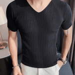 HV 3 - V - Neck T-Shirt for Men - Sarman Fashion - Wholesale Clothing Fashion Brand for Men from Canada