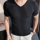 HV 3 - V - Neck T-Shirt for Men - Sarman Fashion - Wholesale Clothing Fashion Brand for Men from Canada