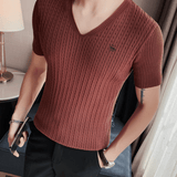 HV 3 - V - Neck T-Shirt for Men - Sarman Fashion - Wholesale Clothing Fashion Brand for Men from Canada