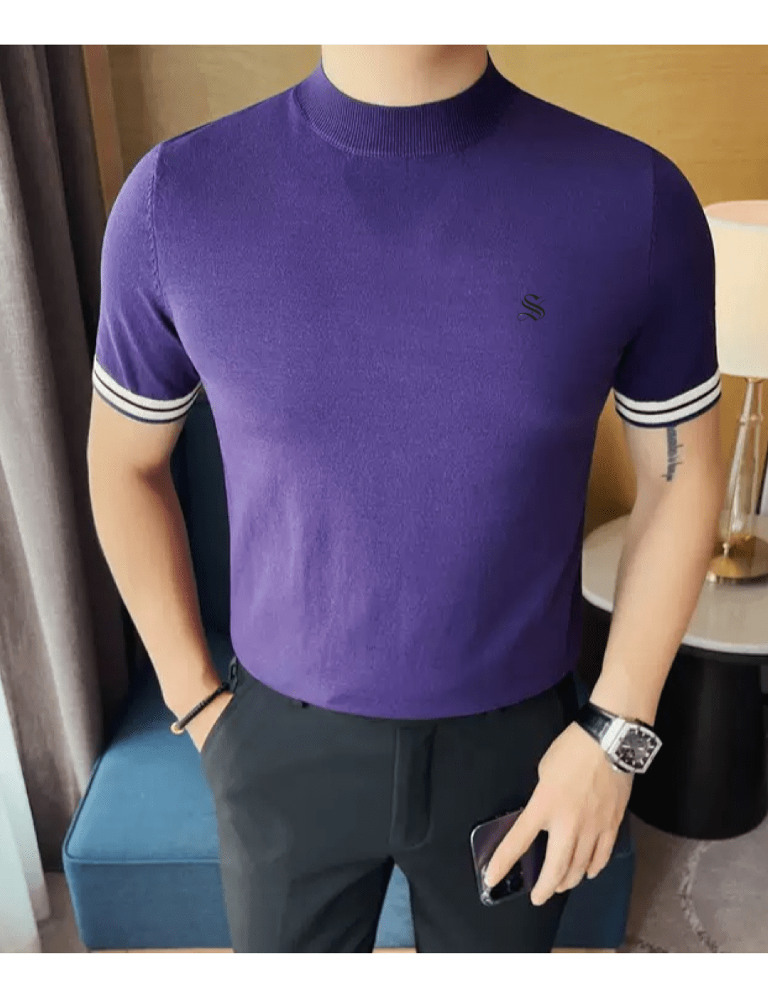 Ifka 3 - T-Shirt for Men - Sarman Fashion - Wholesale Clothing Fashion Brand for Men from Canada