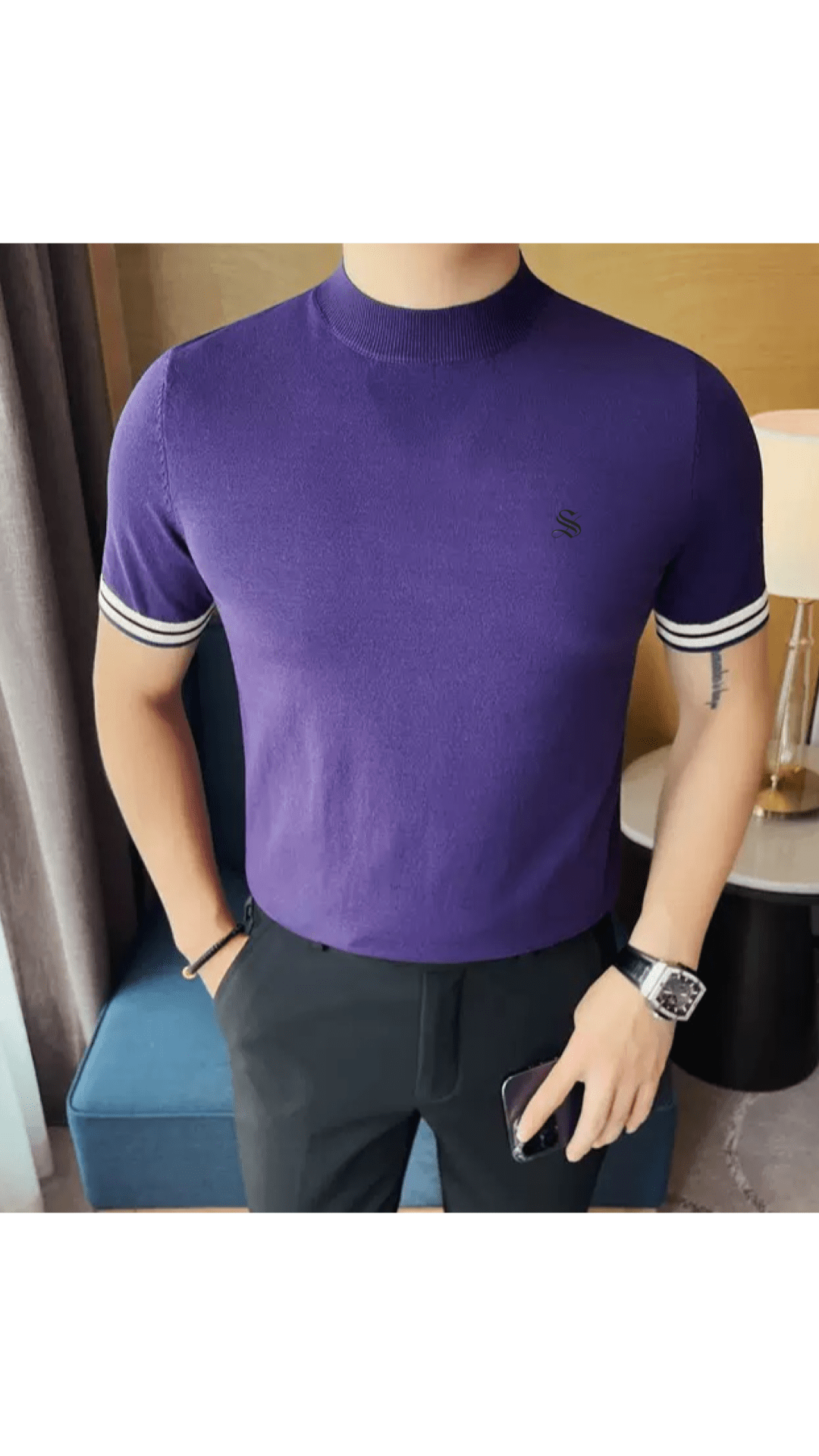 Ifka 3 - T-Shirt for Men - Sarman Fashion - Wholesale Clothing Fashion Brand for Men from Canada