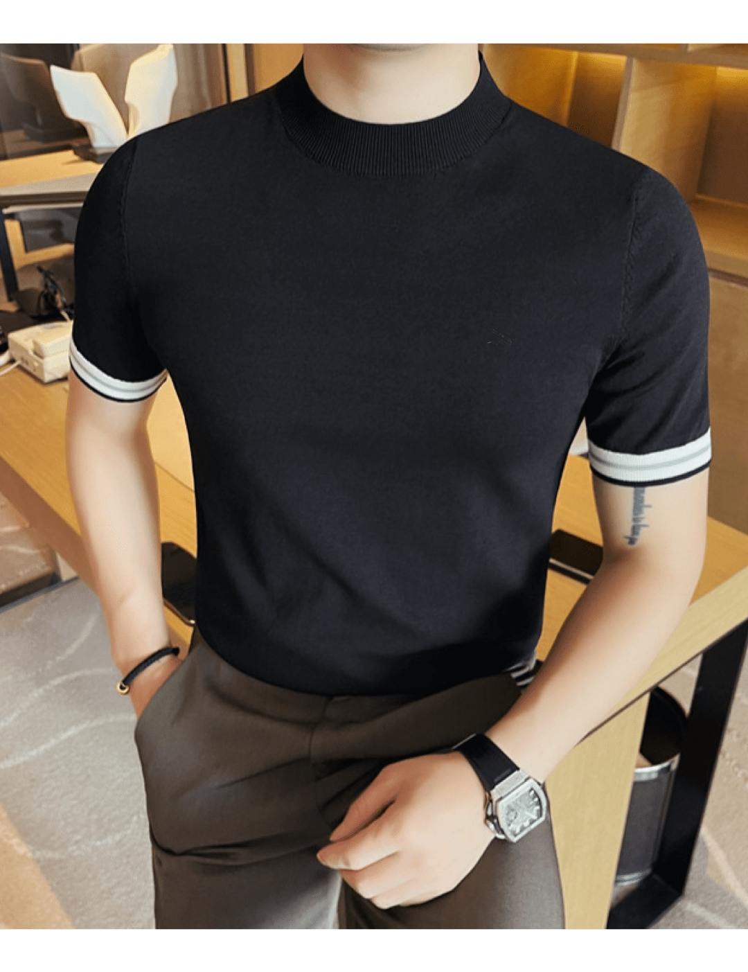 Ifka 3 - T-Shirt for Men - Sarman Fashion - Wholesale Clothing Fashion Brand for Men from Canada