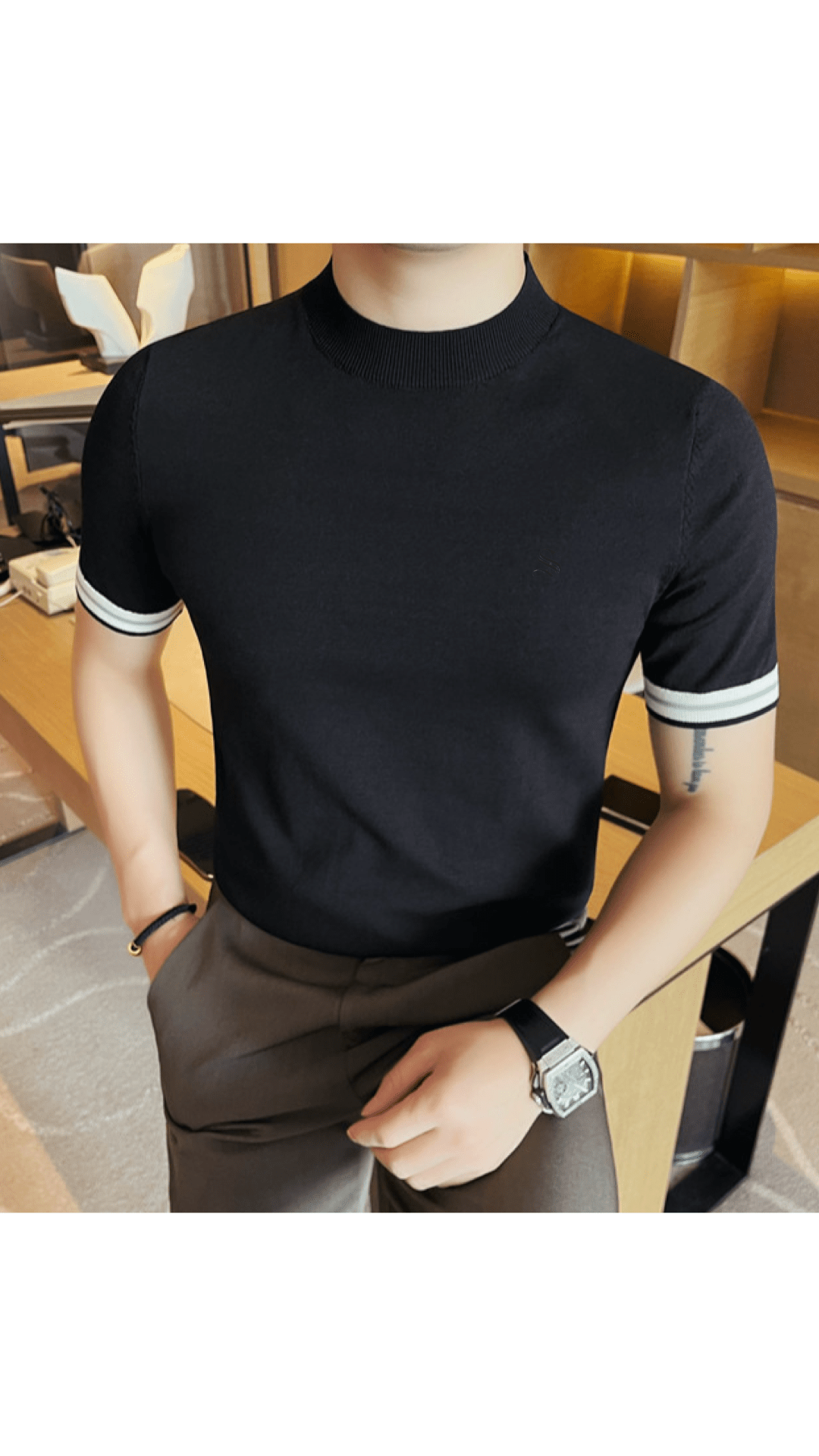 Ifka 3 - T-Shirt for Men - Sarman Fashion - Wholesale Clothing Fashion Brand for Men from Canada