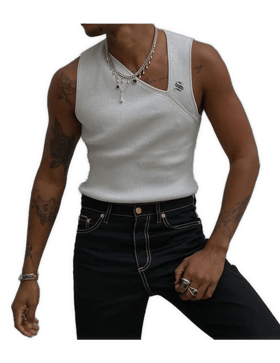 Ilvi 4 - Tank Top for Men - Sarman Fashion - Wholesale Clothing Fashion Brand for Men from Canada