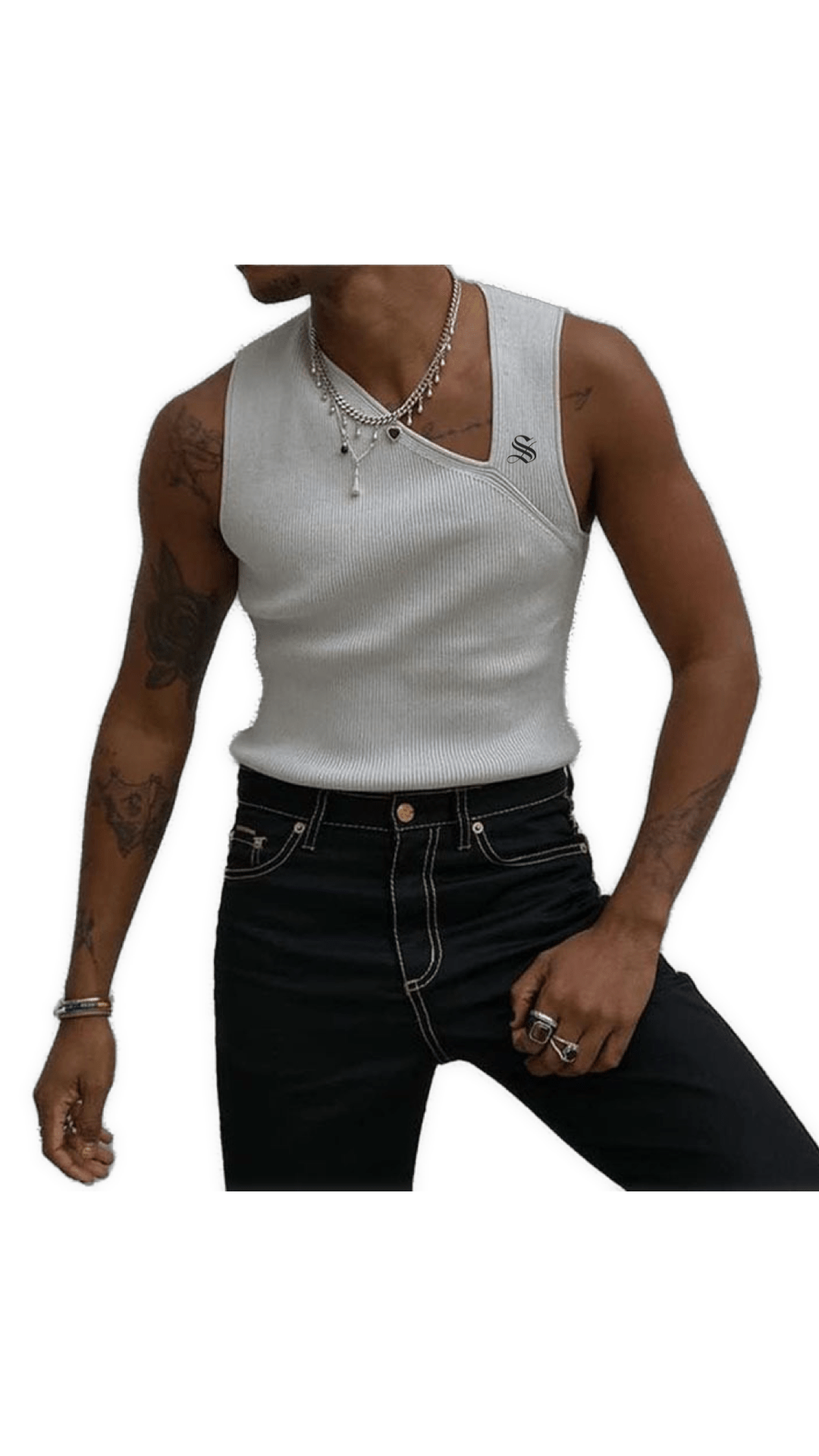 Ilvi 4 - Tank Top for Men - Sarman Fashion - Wholesale Clothing Fashion Brand for Men from Canada