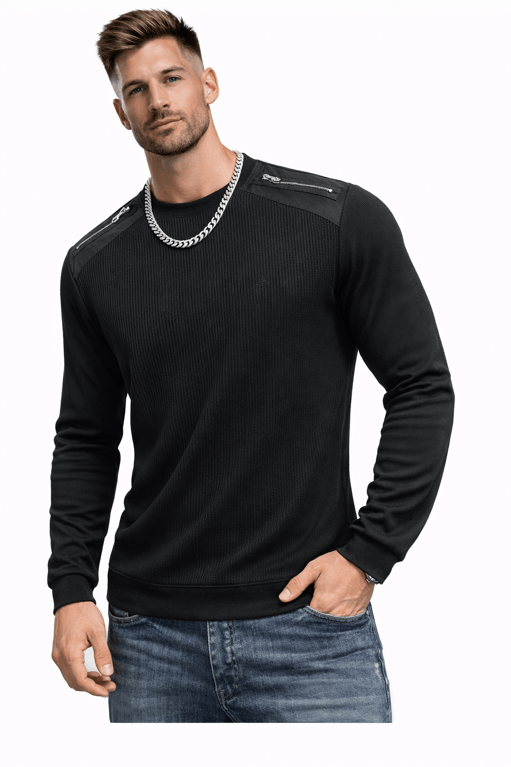Impala - Long Sleeve Shirt for Men - Sarman Fashion - Wholesale Clothing Fashion Brand for Men from Canada