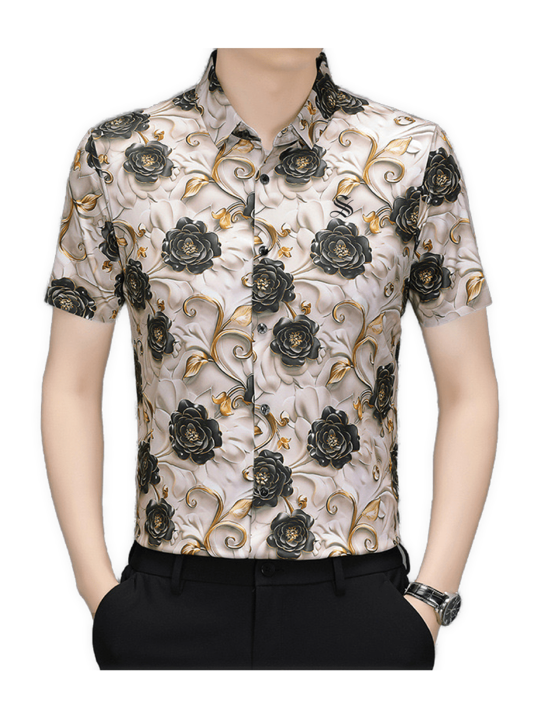 ISF 2 - Short Sleeves Shirt for Men - Sarman Fashion - Wholesale Clothing Fashion Brand for Men from Canada