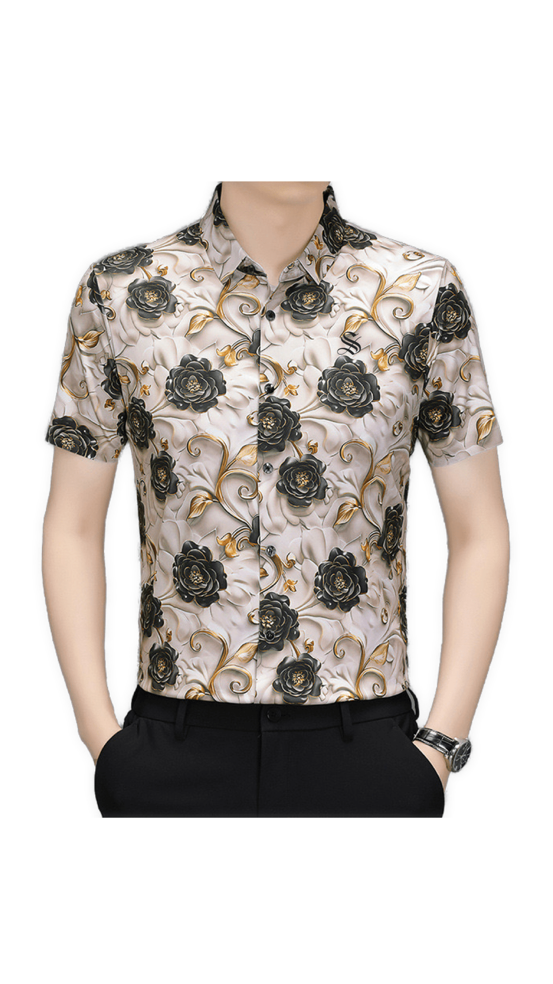 ISF 2 - Short Sleeves Shirt for Men - Sarman Fashion - Wholesale Clothing Fashion Brand for Men from Canada