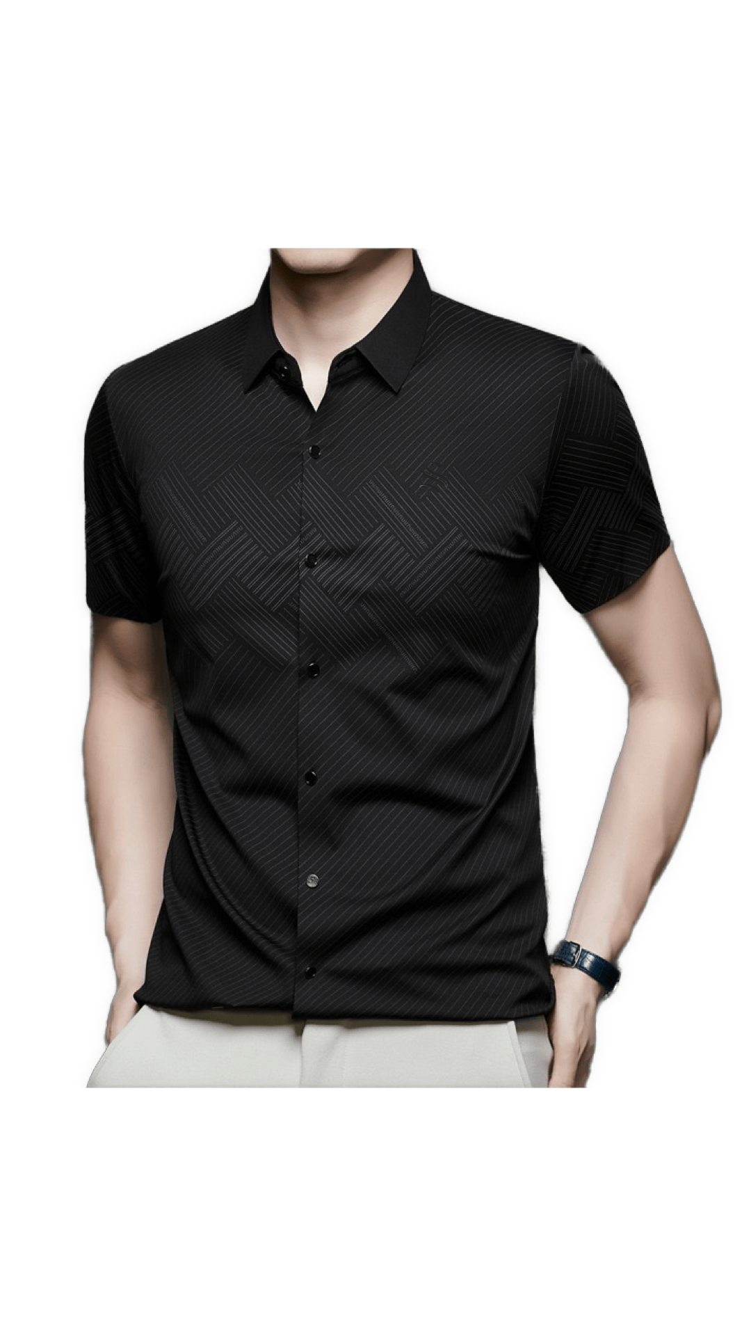 ISF 3 - Short Sleeves Shirt for Men - Sarman Fashion - Wholesale Clothing Fashion Brand for Men from Canada