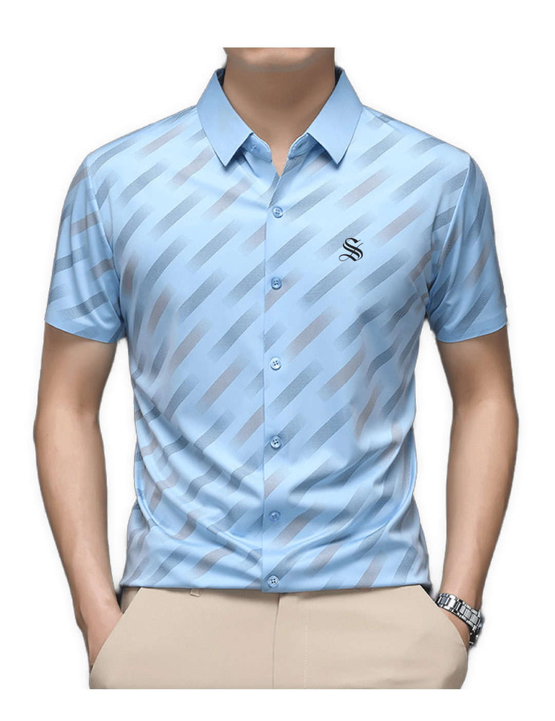 ISF - Short Sleeves Shirt for Men - Sarman Fashion - Wholesale Clothing Fashion Brand for Men from Canada
