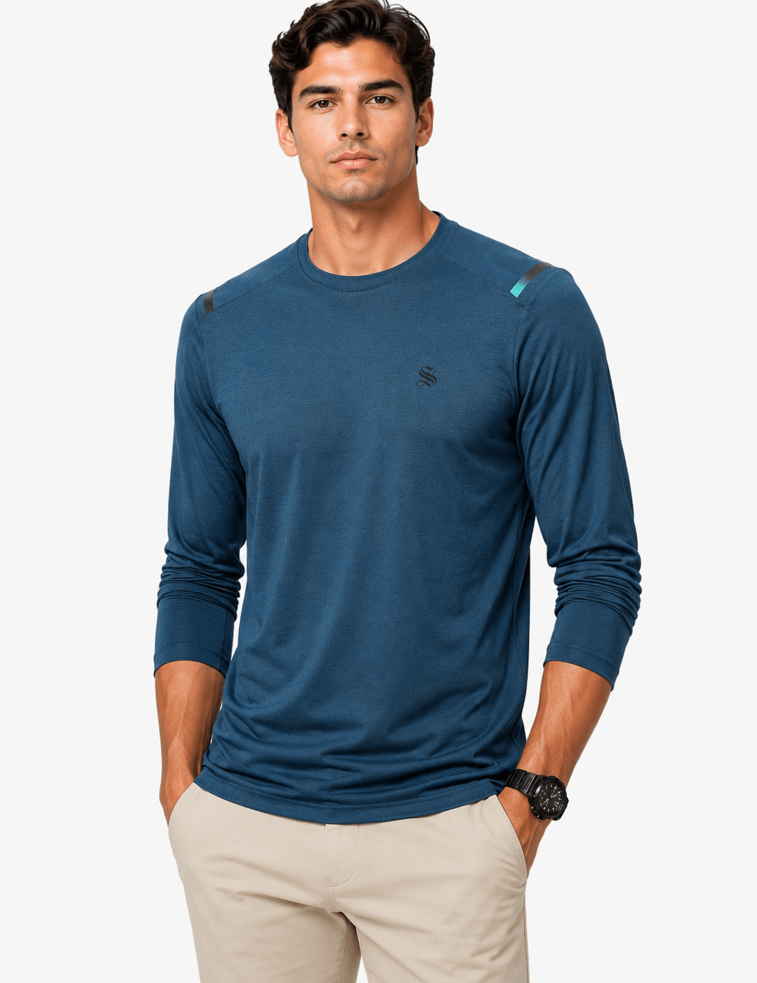 IZIS 5 - Long Sleeve Shirt for Men - Sarman Fashion - Wholesale Clothing Fashion Brand for Men from Canada