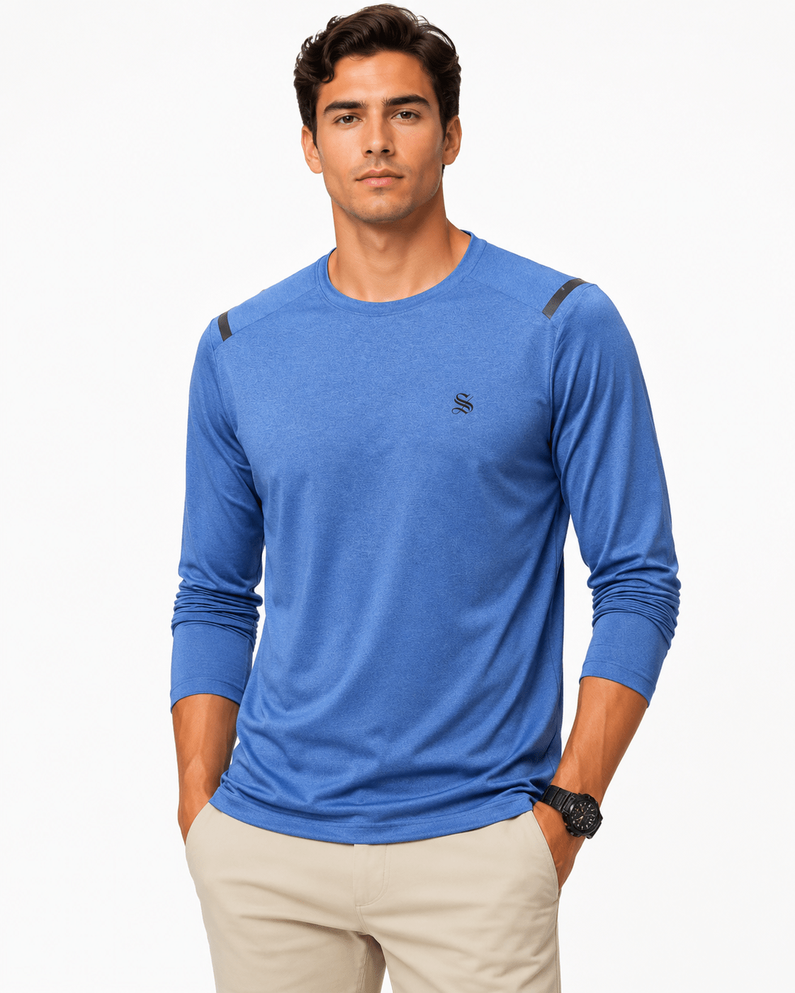 IZIS 5 - Long Sleeve Shirt for Men - Sarman Fashion - Wholesale Clothing Fashion Brand for Men from Canada