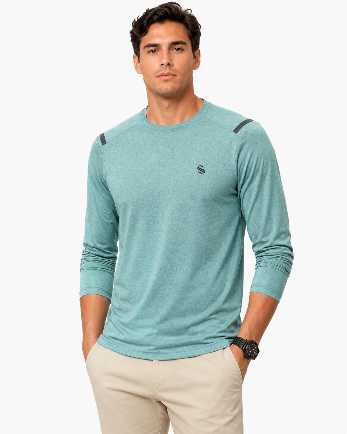 IZIS 5 - Long Sleeve Shirt for Men - Sarman Fashion - Wholesale Clothing Fashion Brand for Men from Canada