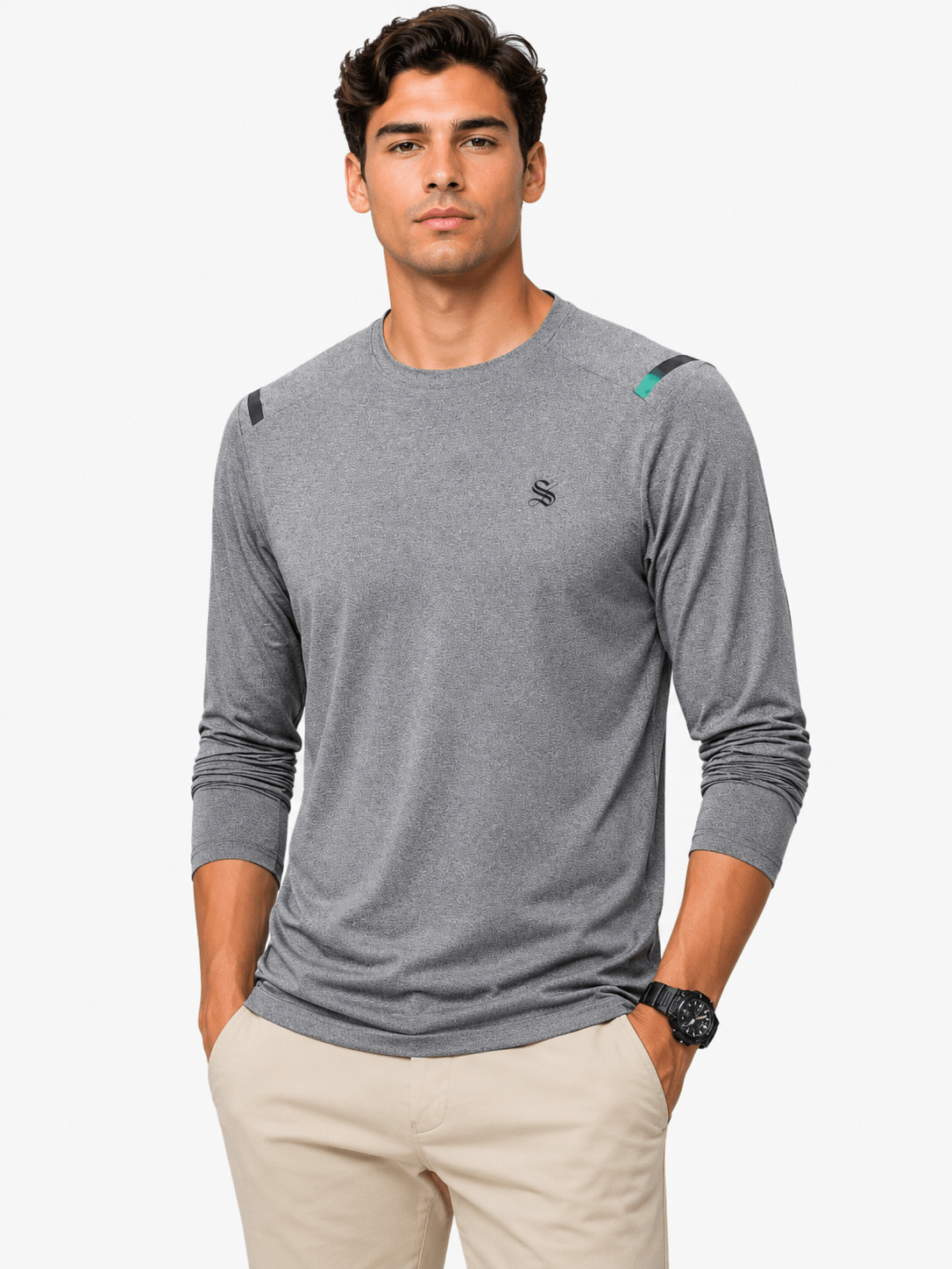 IZIS 5 - Long Sleeve Shirt for Men - Sarman Fashion - Wholesale Clothing Fashion Brand for Men from Canada
